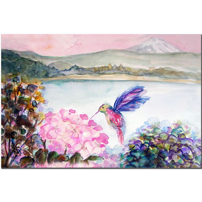 Trademark Global Wendra 'Hummingbird's Joy' Canvas Art