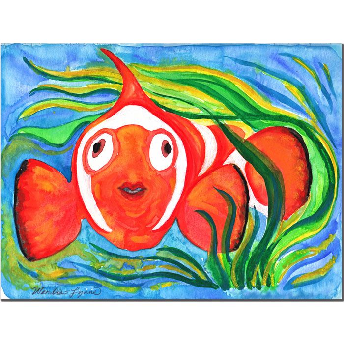Trademark Global Wendra 'Clown Fish' Canvas Art