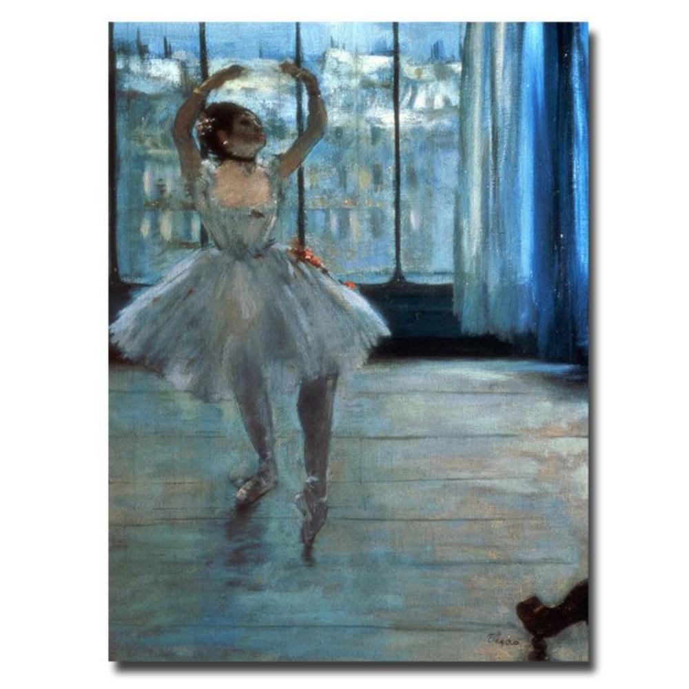 Trademark Global 35x47 inches Edgar Degas "Dancer in Front of a Window"