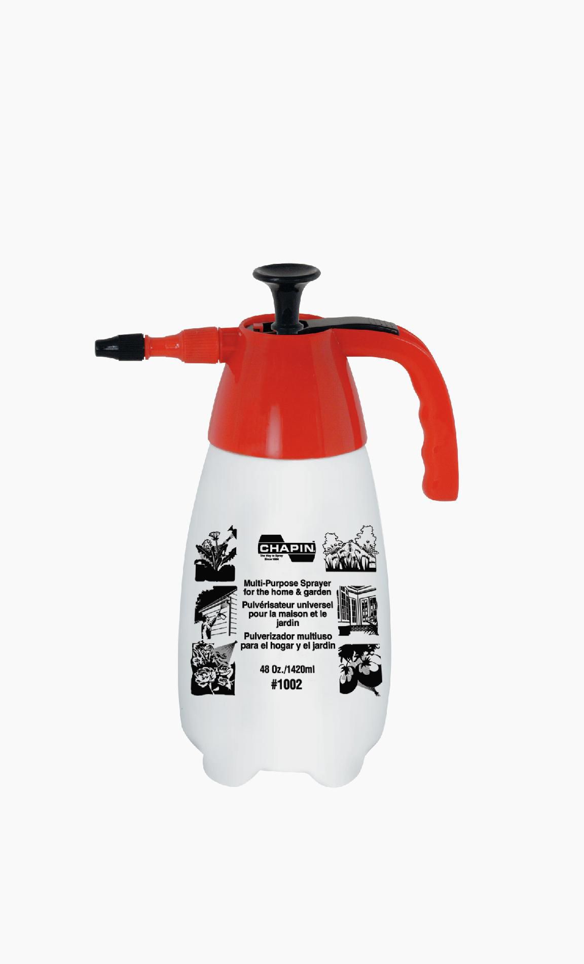 Chapin 1002 48oz. General Purpose Hand Sprayer with Adjustable Spray Nozzle Chapin 1002 48oz. General Purpose Hand Sprayer with Adjustable Spray Nozzle