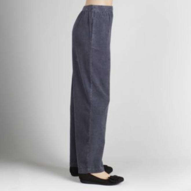 Basic Editions Women's Solid Corduroy PullOn Pants