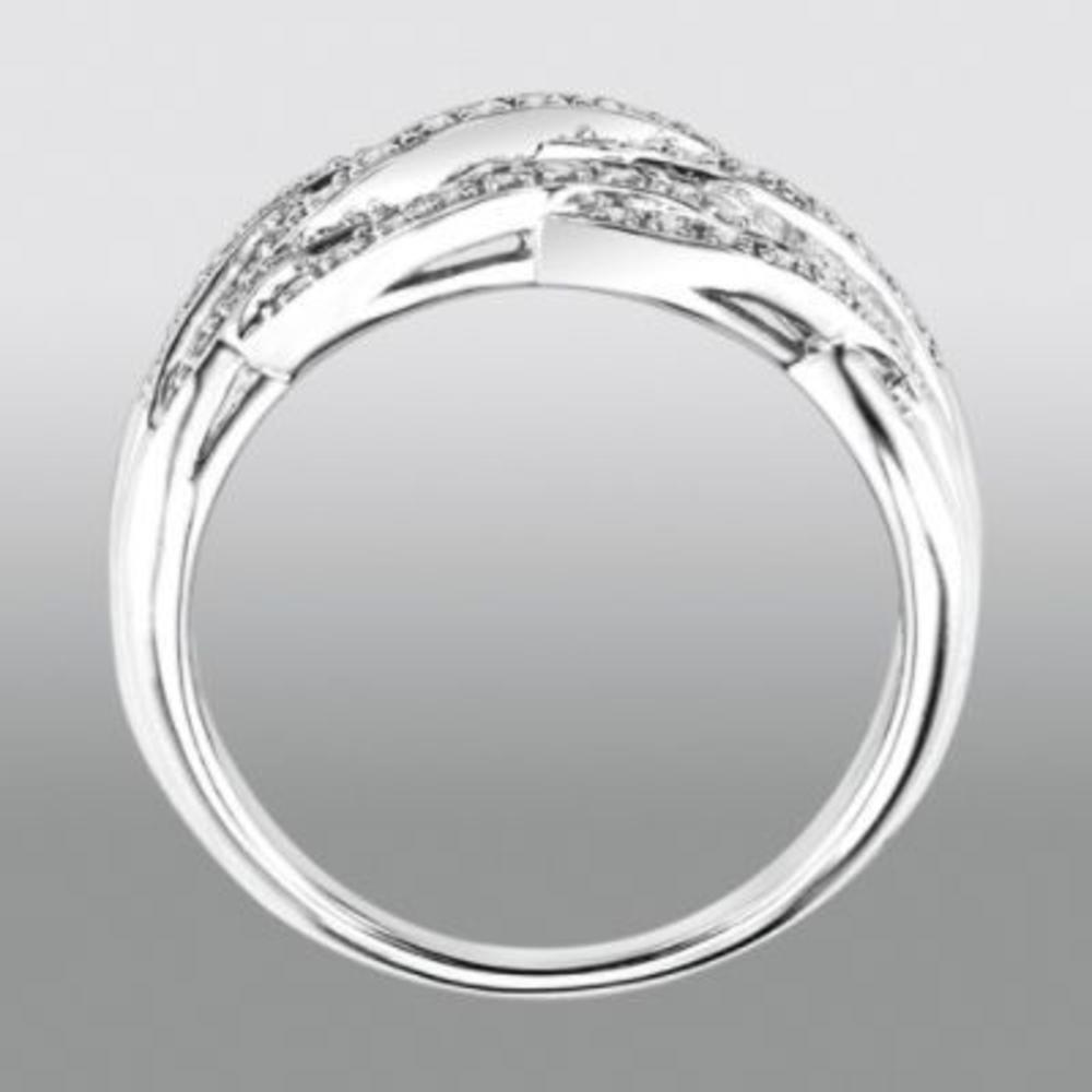 Promise Your Love 1/3 Cttw. Round Cut Diamond Fashion Band Sterling Silver