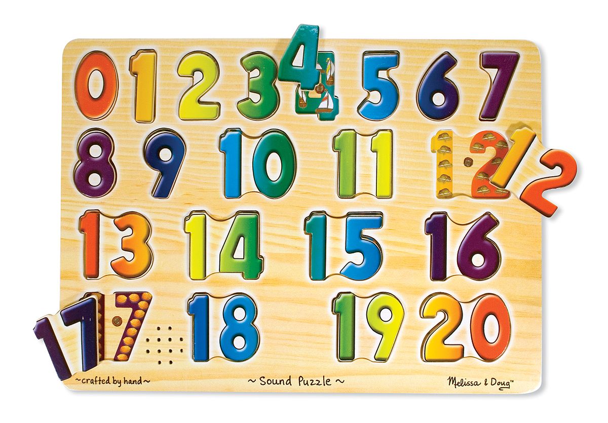 Melissa and doug пазлы звуковой. Лунтик учим счет до 10. Sound numbers. Melissa and doug цифры. Цифра 1 пазл.