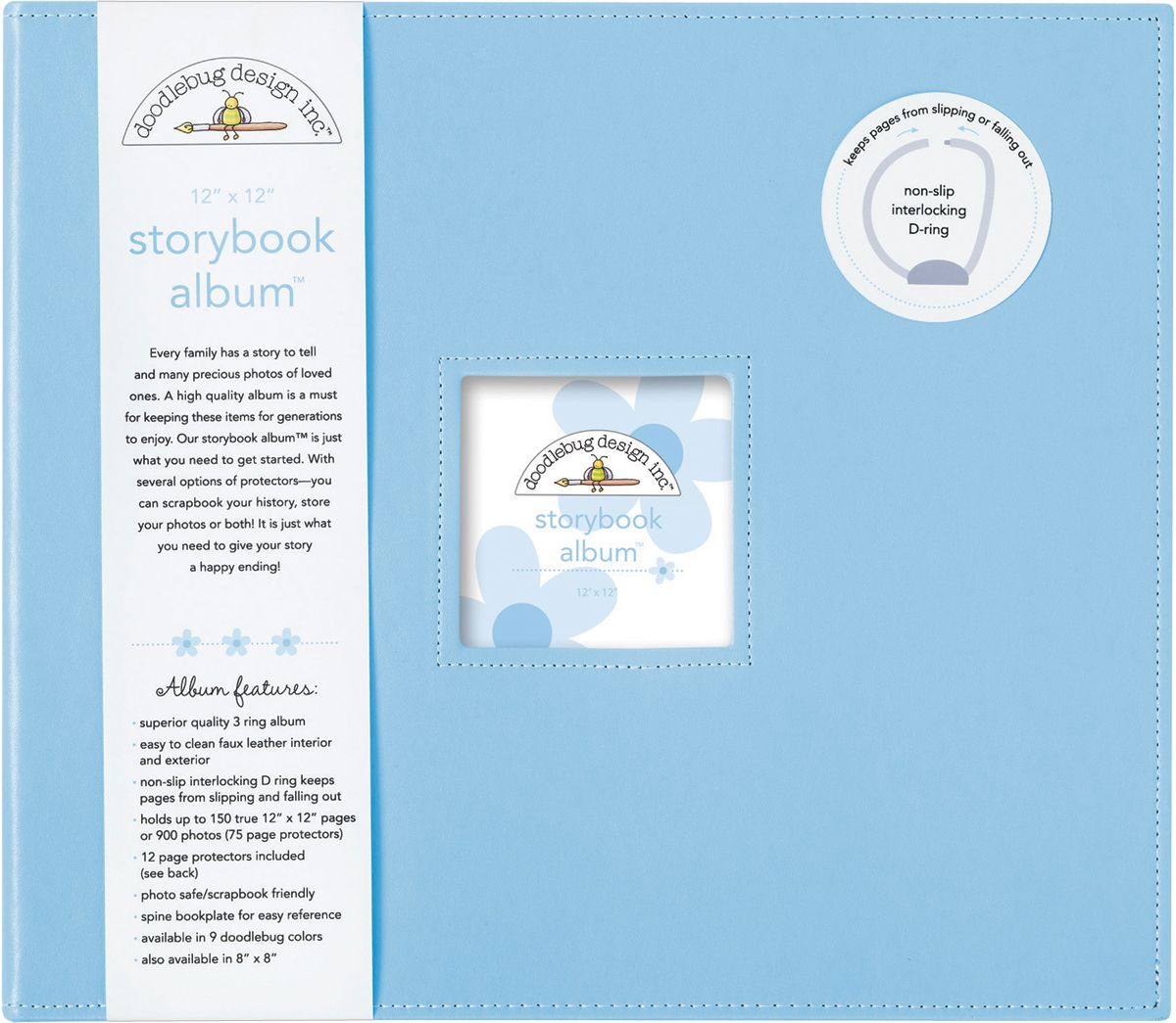 Storybook Album 12"X12"-Bubble Blue