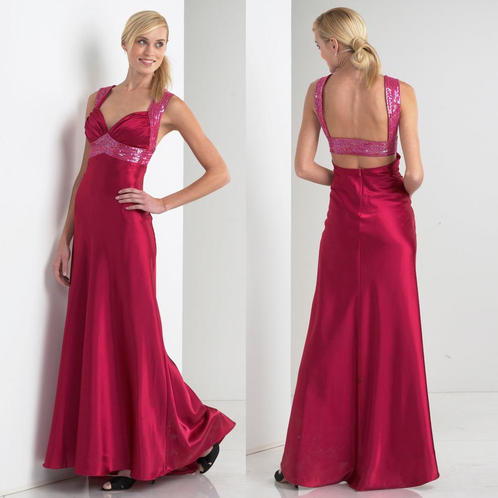Sequin Pleated Gown