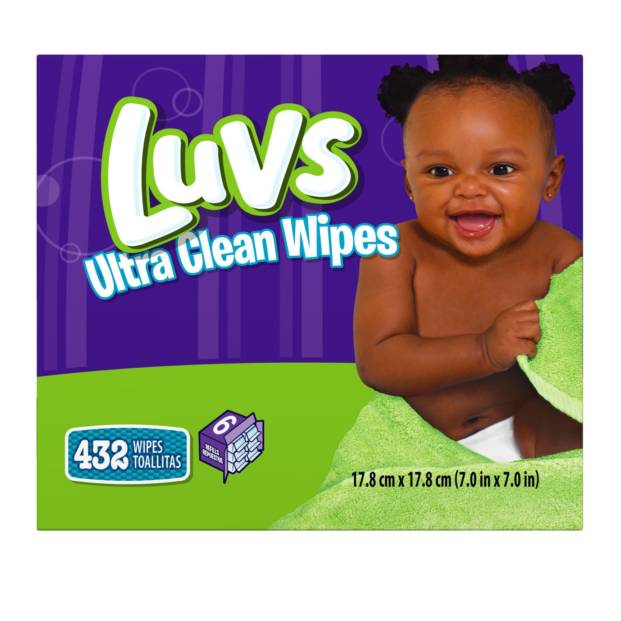 Luvs Ultra Clean Baby Wipes, 432 wipes