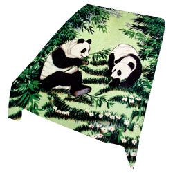 Trademark Acrylic Mink Panda Blanket 633