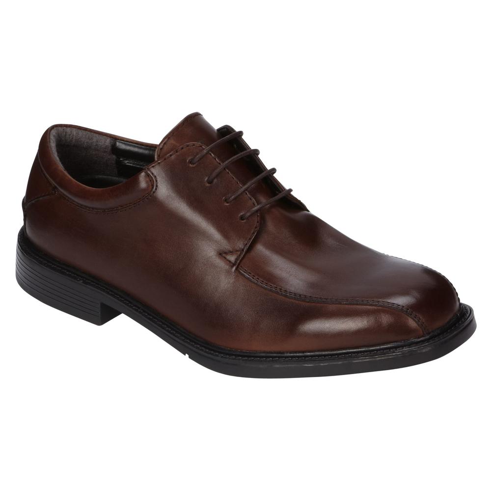 Nunn Bush Men's Marcell Leather Oxford - Brown Wide Width Avail