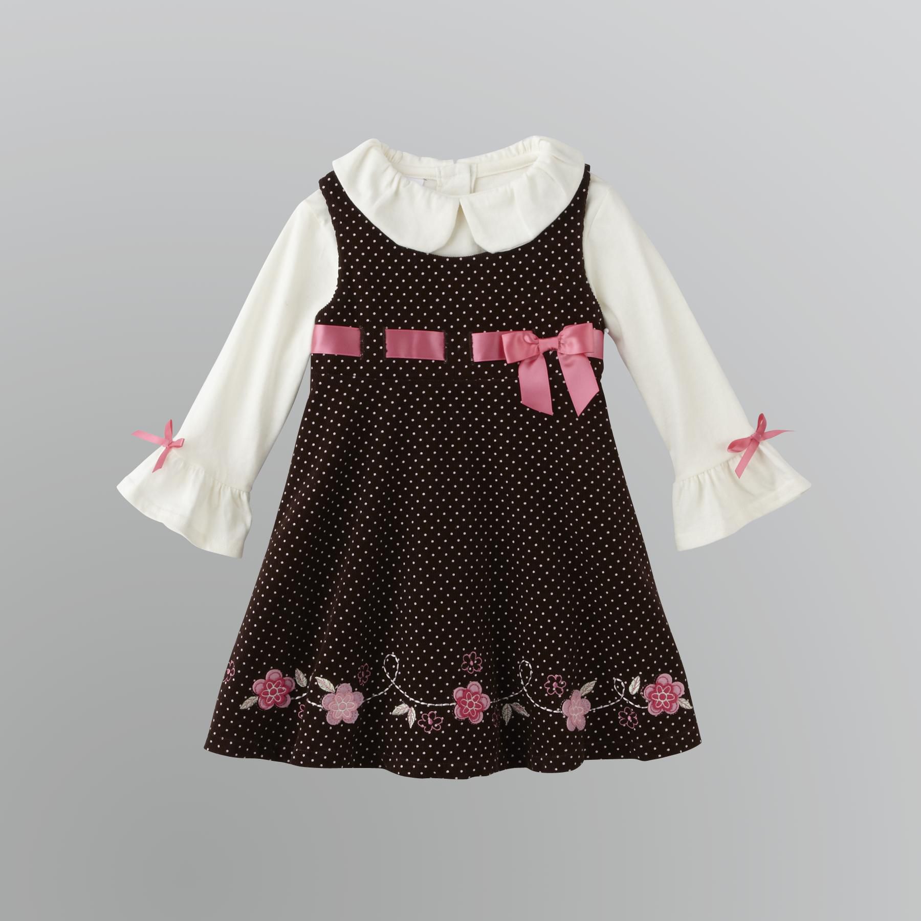Blueberi Boulevard Infant & Toddler Girl's Jumper and Shirt Set