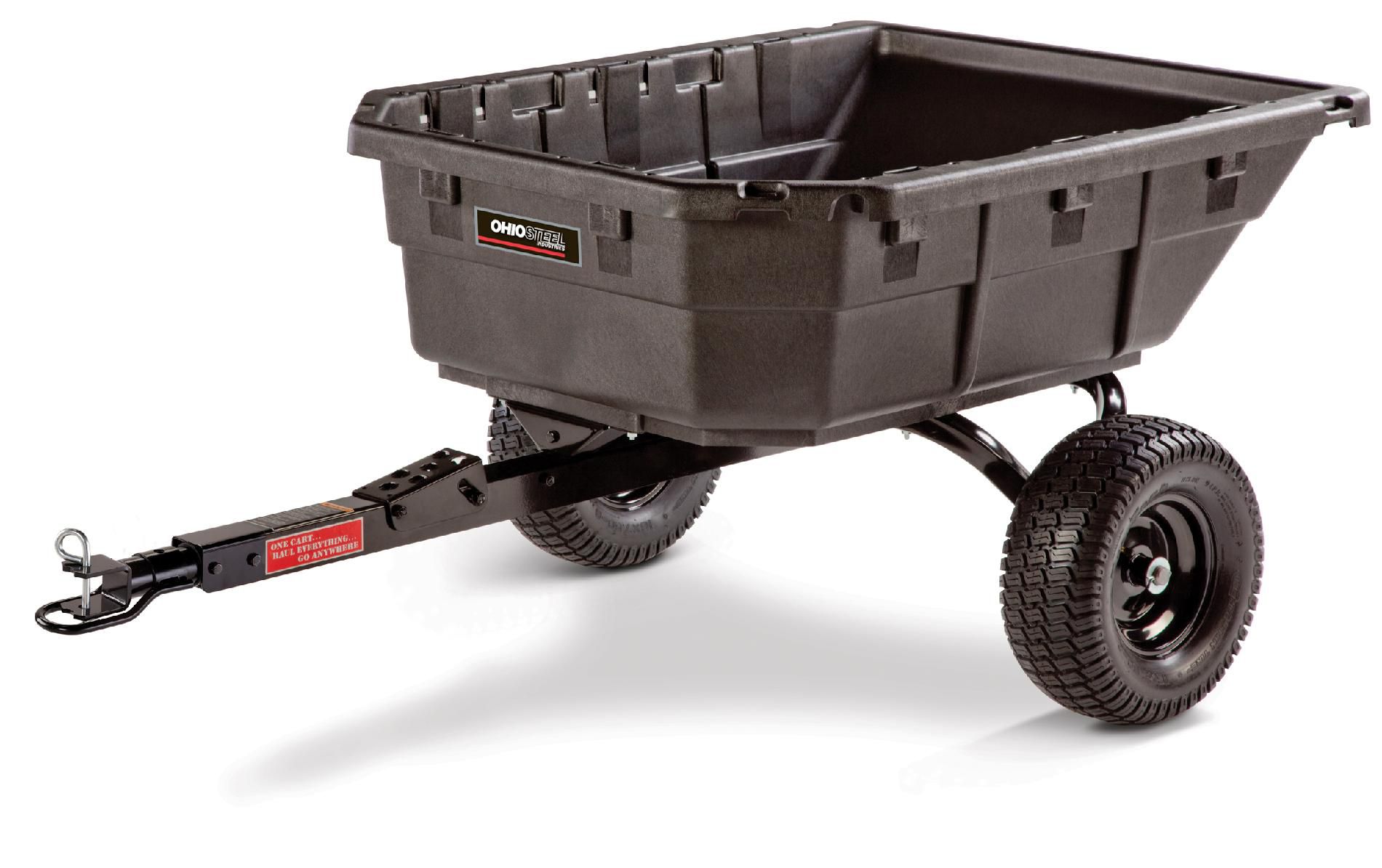 Ohio Steel 4048P-HYB 12.5 Cu. Ft. Poly Swivel Hybrid Dump Cart
