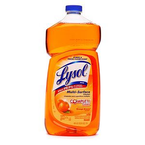 Lysol Pourable All Purpose Cleaner Orange Breeze - 52 Fluid Ounce Bonus Size