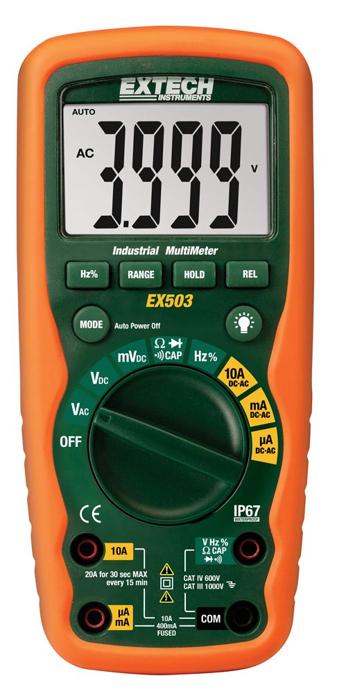 Extech EX503 CAT IV Industrial MultiMeter