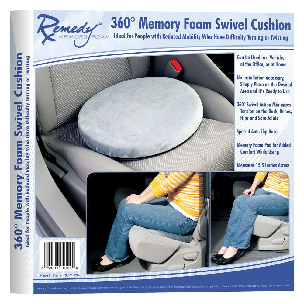 Remedy Mobile 360? Memory Foam Swivel Cushion