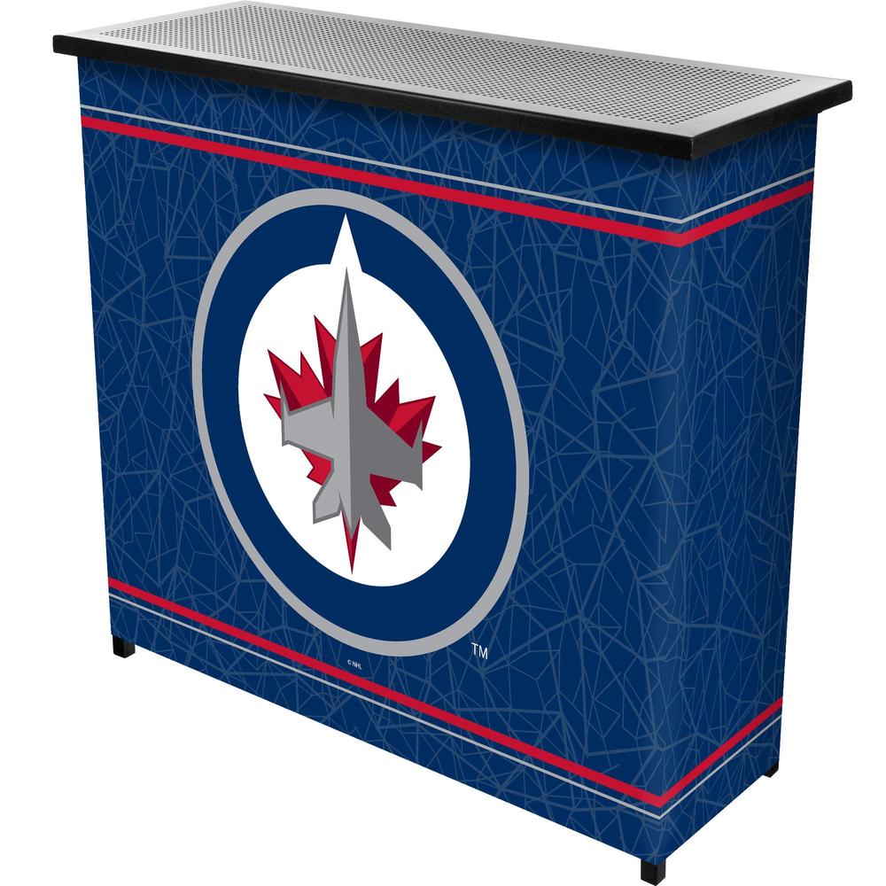 NHL Winnipeg Jets 2 Shelf Portable Bar w/ Case