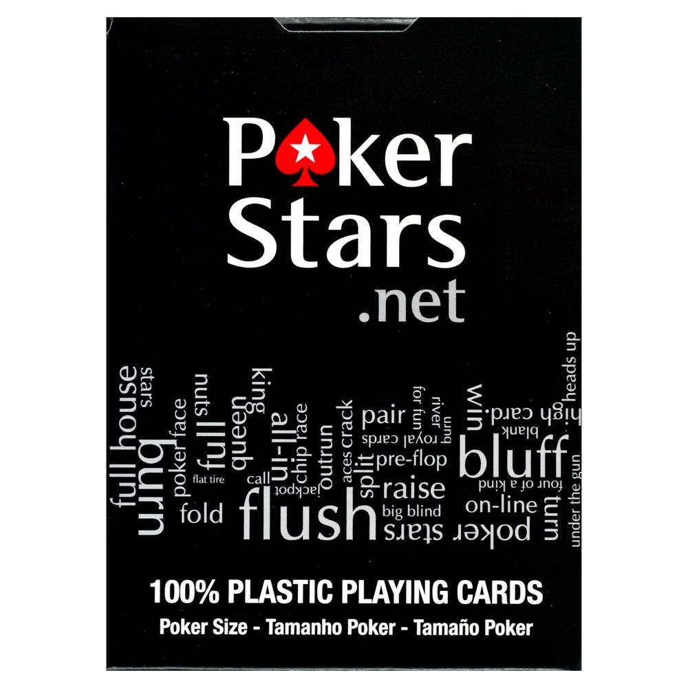 Copag Cards Poker Size JUMBO Index - Poker Stars Black Deck