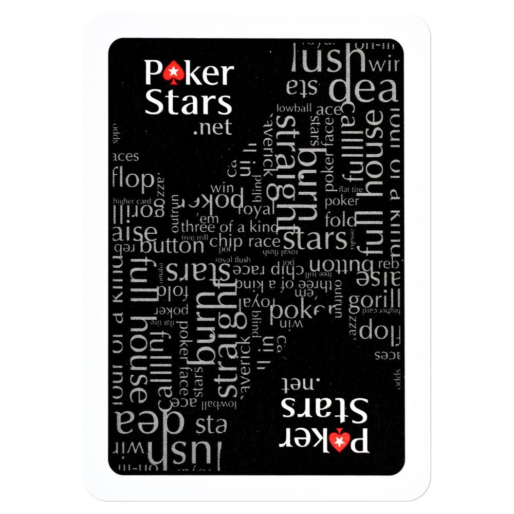 Copag Cards Poker Size JUMBO Index - Poker Stars Black Deck