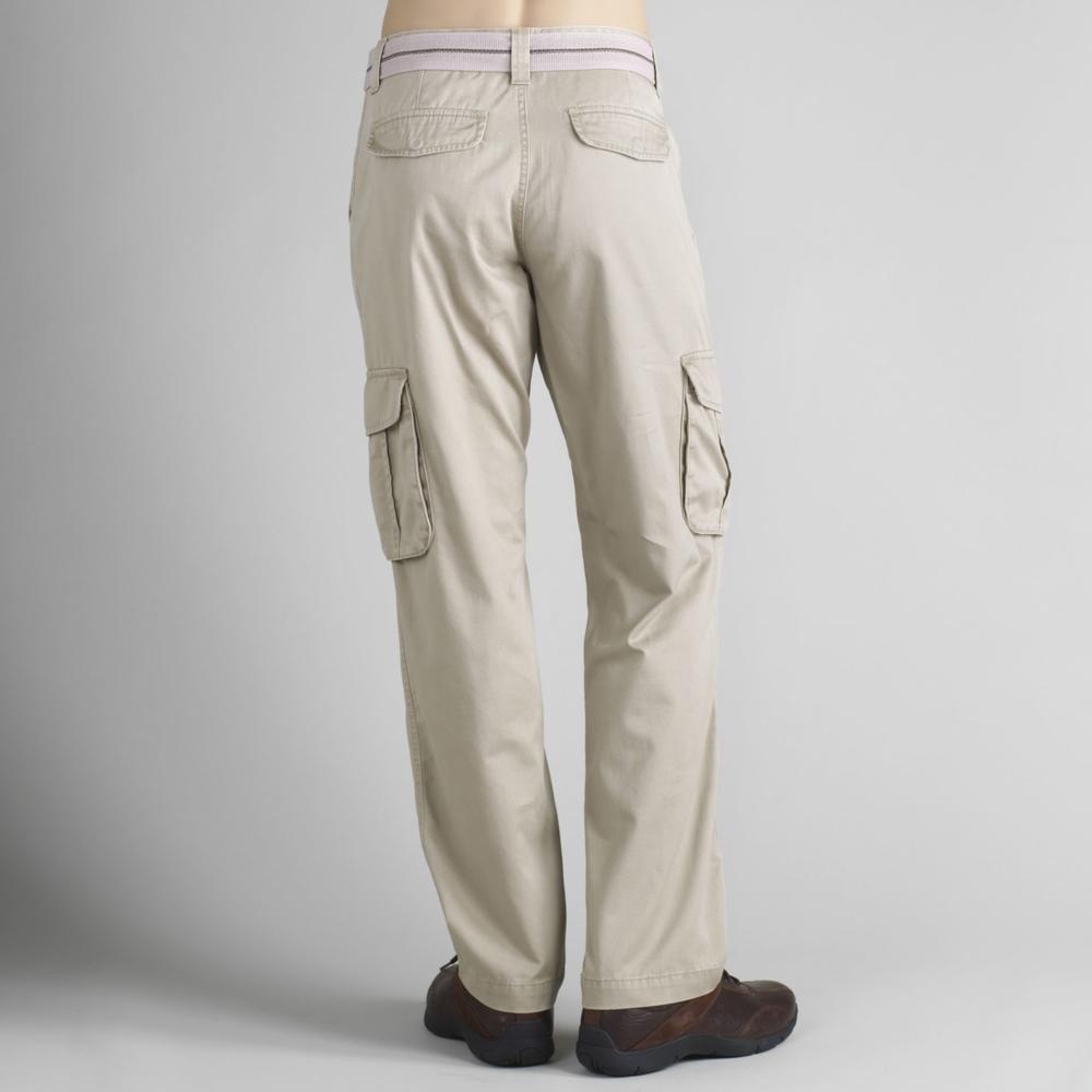 LEE Men&#39;s Belted Twill Cargo Pants - Big & Tall