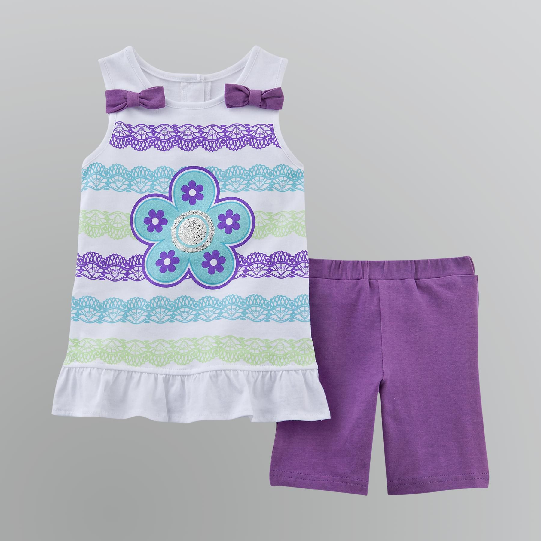 Young Hearts Infant & Toddler Girl's Shorts Set