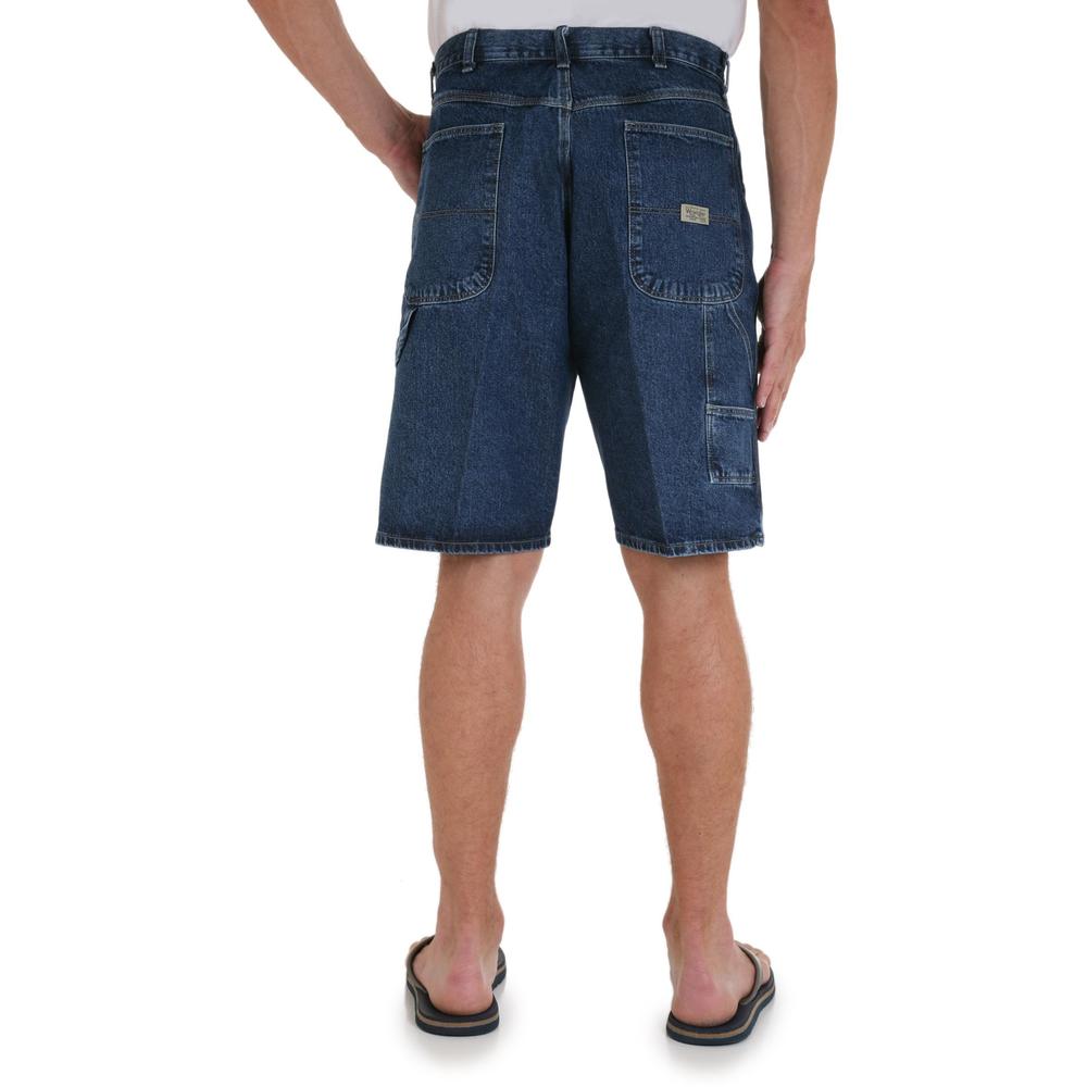 Wrangler Men's Big & Tall Carpenter Style Shorts Denim