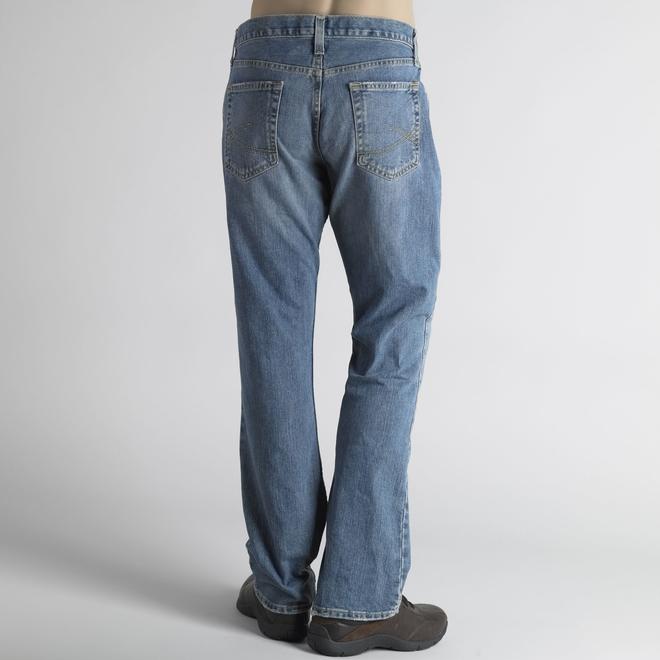 Roebuck & Co. Men's Boot Cut Slim Leg Denim Jeans