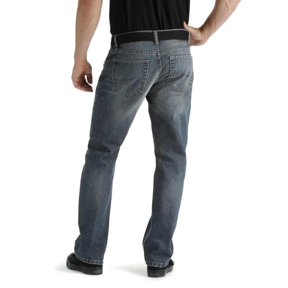 LEE Men&#39;s Dungarees Slim Fit, Straight Leg Belted Jean