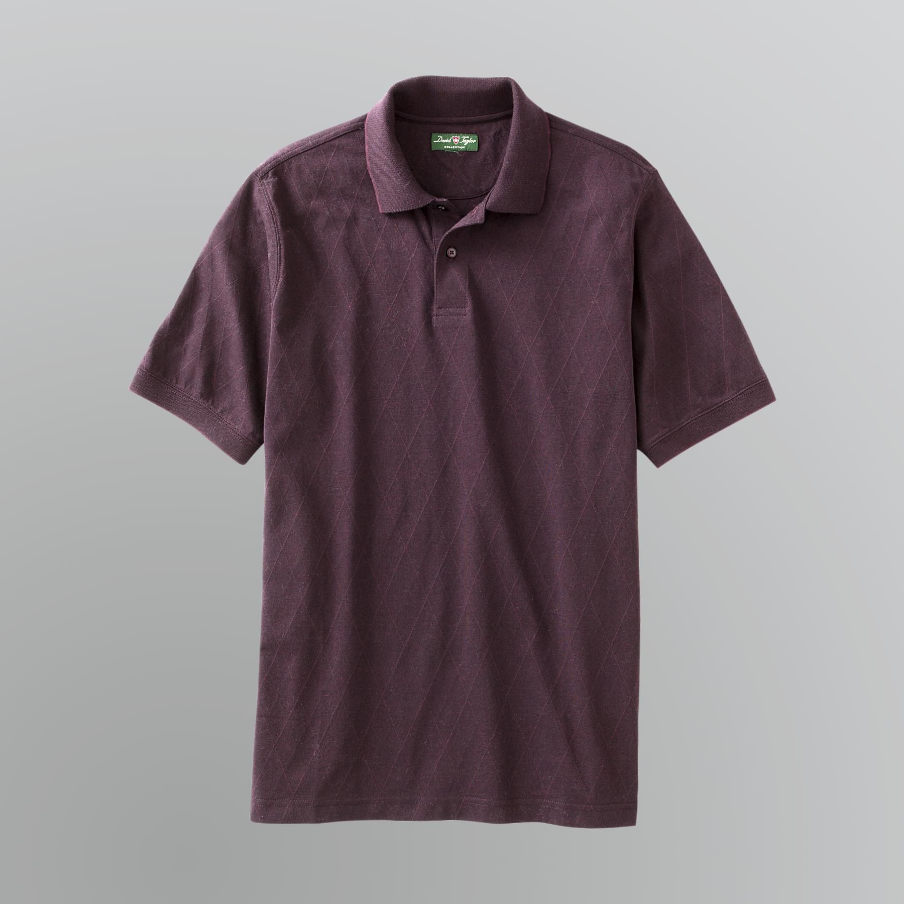 David Taylor Collection Men's Jacquard Polo Shirt