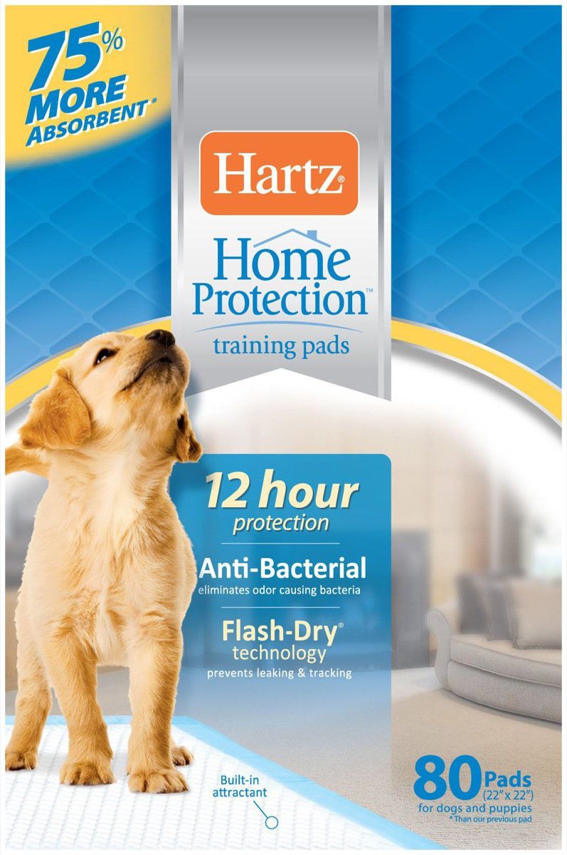 Hartz Home Protection Training Pads, 12 hour protection, 80 pads