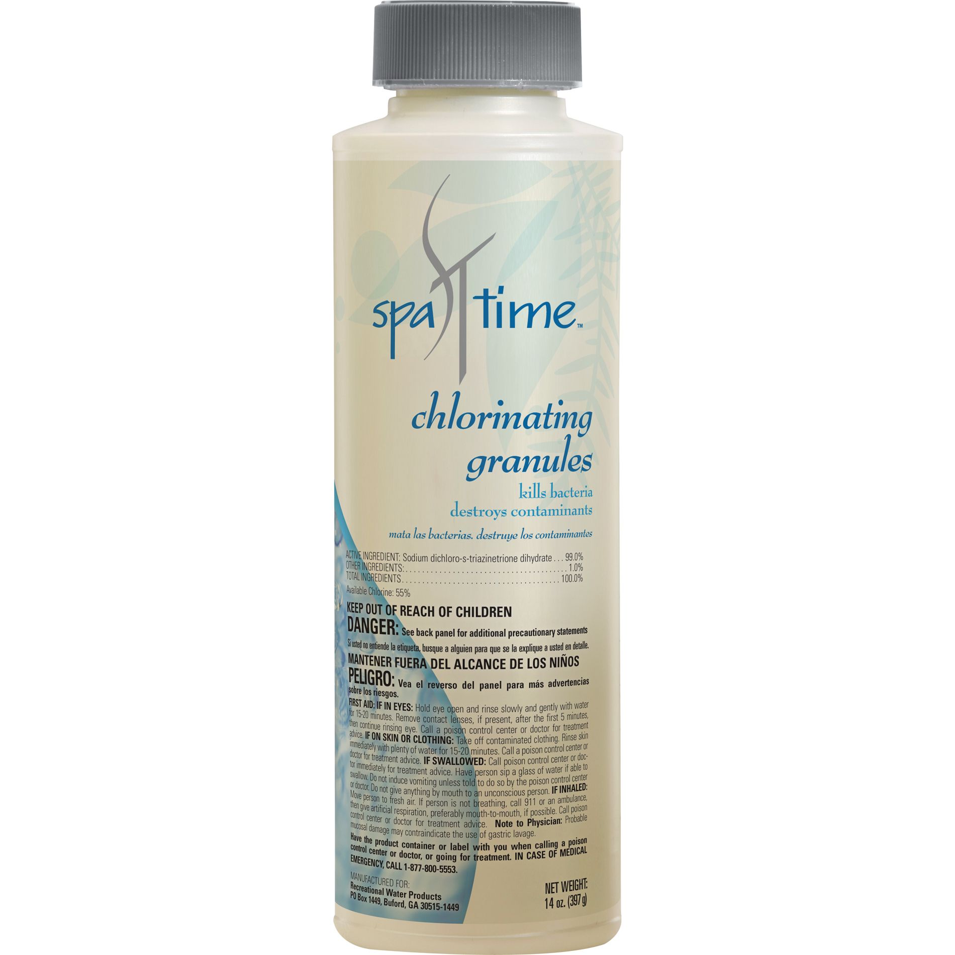 Spa Time Spa Chlorinating Granules 14 OZ