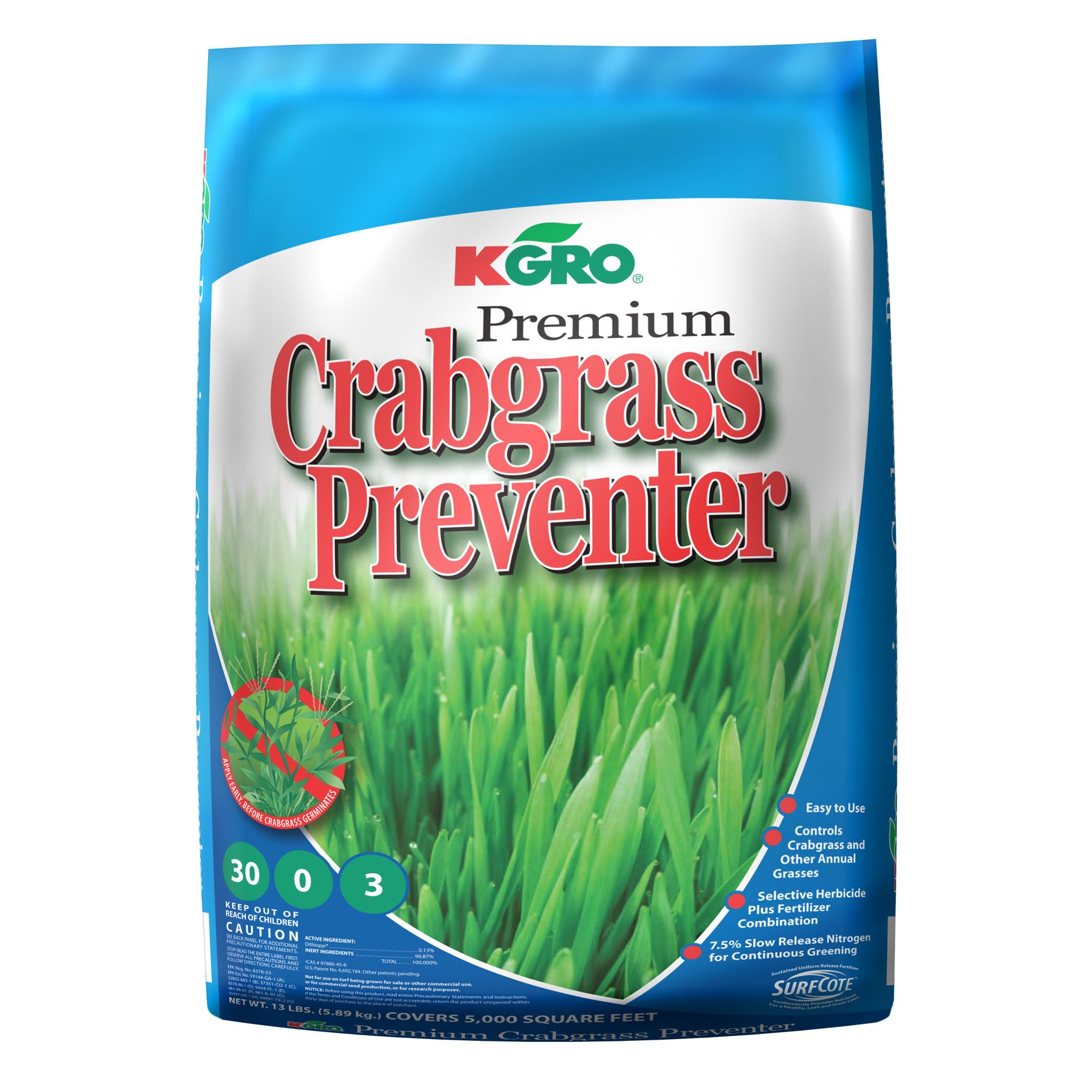 Kgro KM11569 13 lbs. Premium Crabgrass Preventer Shop Your Way