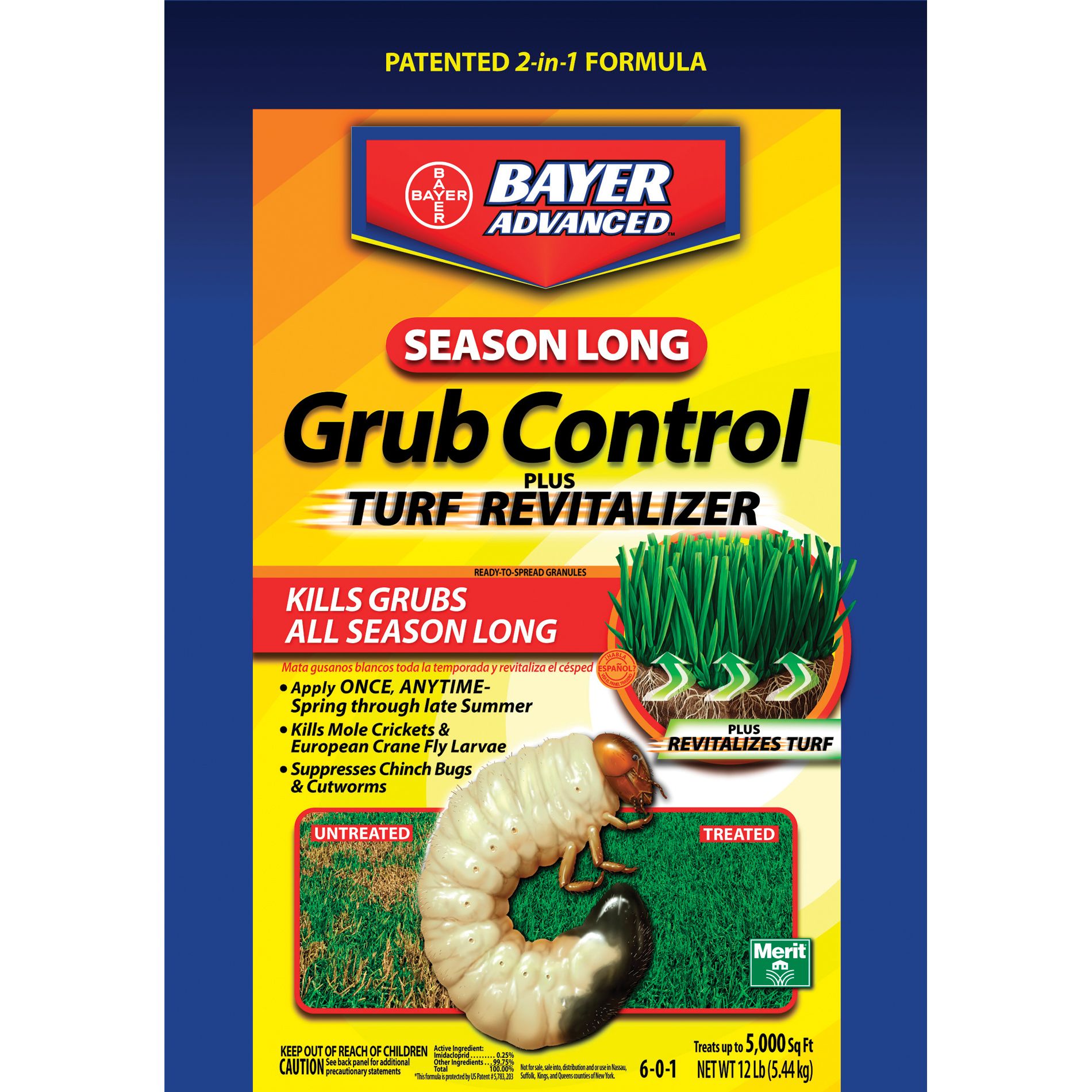 Bayer Season Long Grub Control Plus Turf Revitalizer