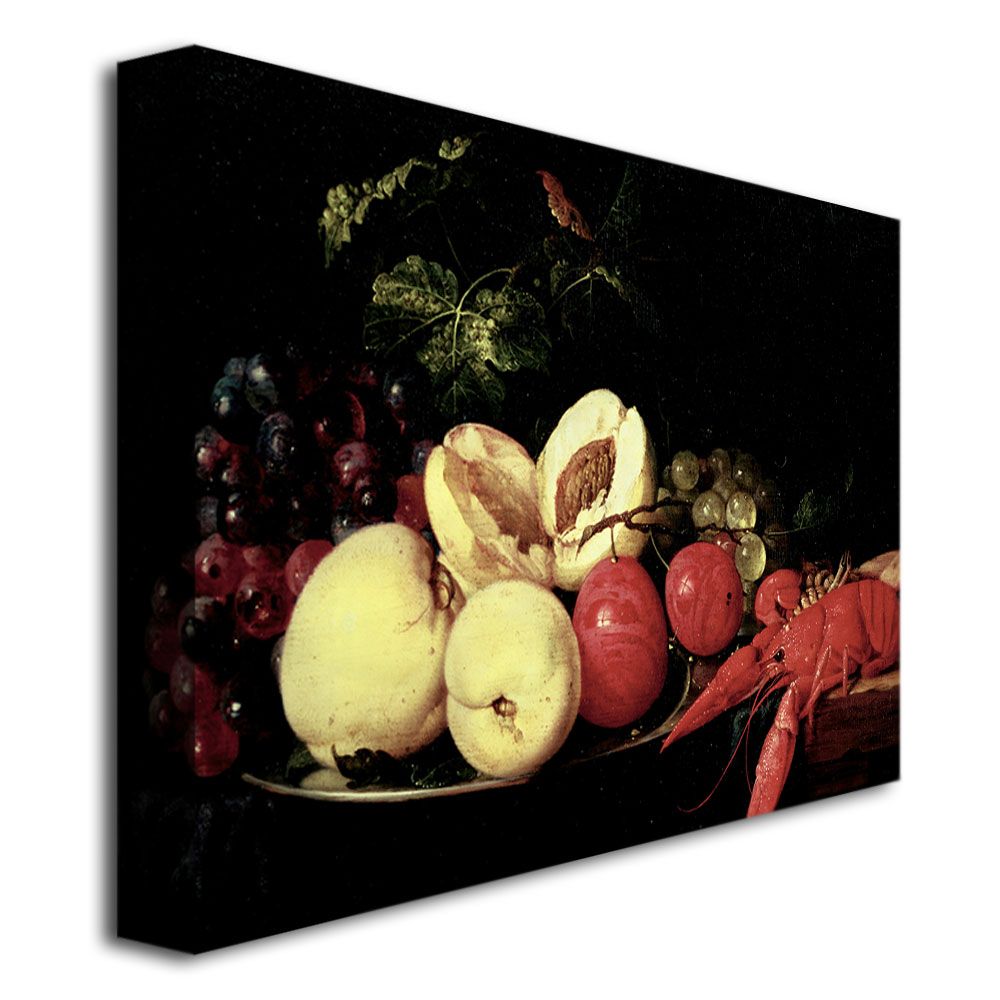 Trademark Global 16x24 inches Jan Davidz Heem 'Still Life of Fruit with a Lobs' Canvas Art