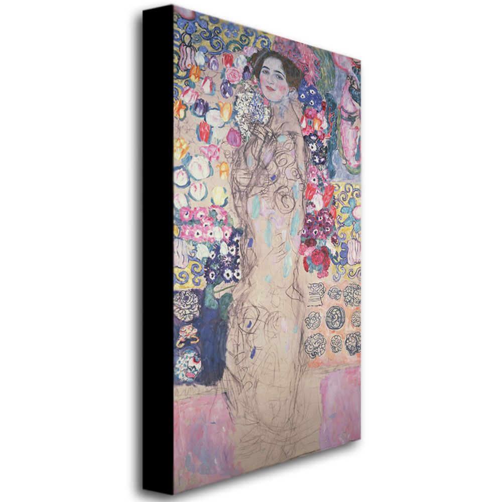 Trademark Global 20x47 inches Gustav Klimt 'Poetrait of Maria Munk' Canvas Art