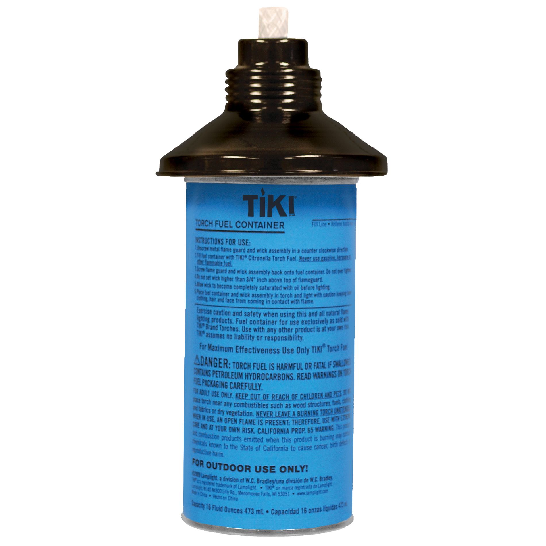 Tiki Replacement Metal Torch Canister with Wick