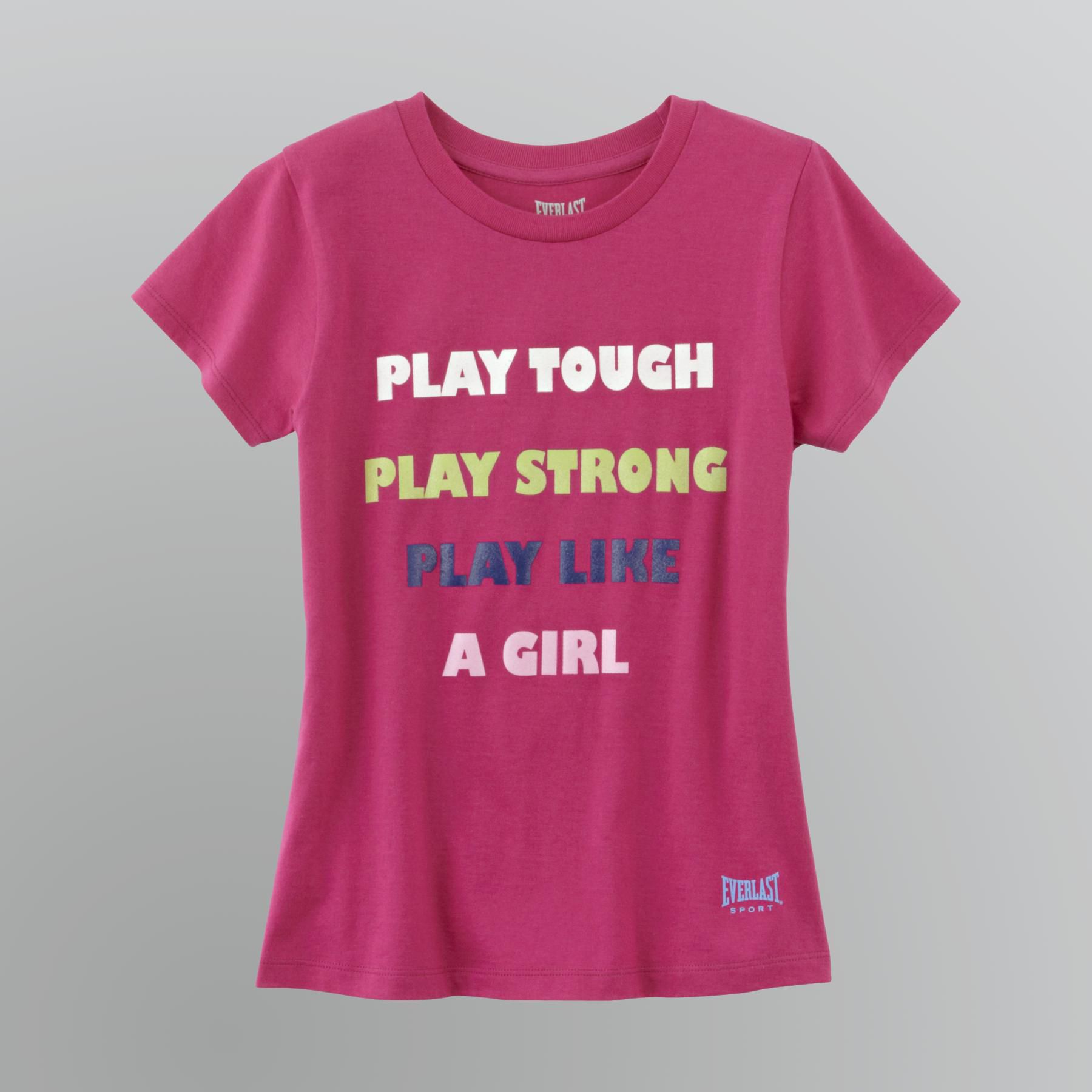 Everlast&reg; Sport Girl's Graphic T-Shirt - Play Like a Girl
