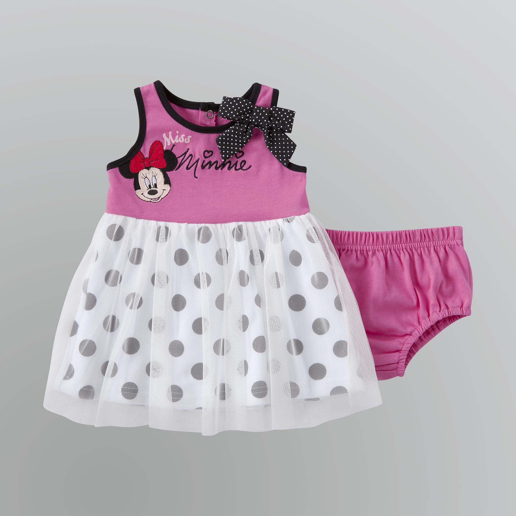 Disney Infant Girl's Minnie Mouse Dress Set