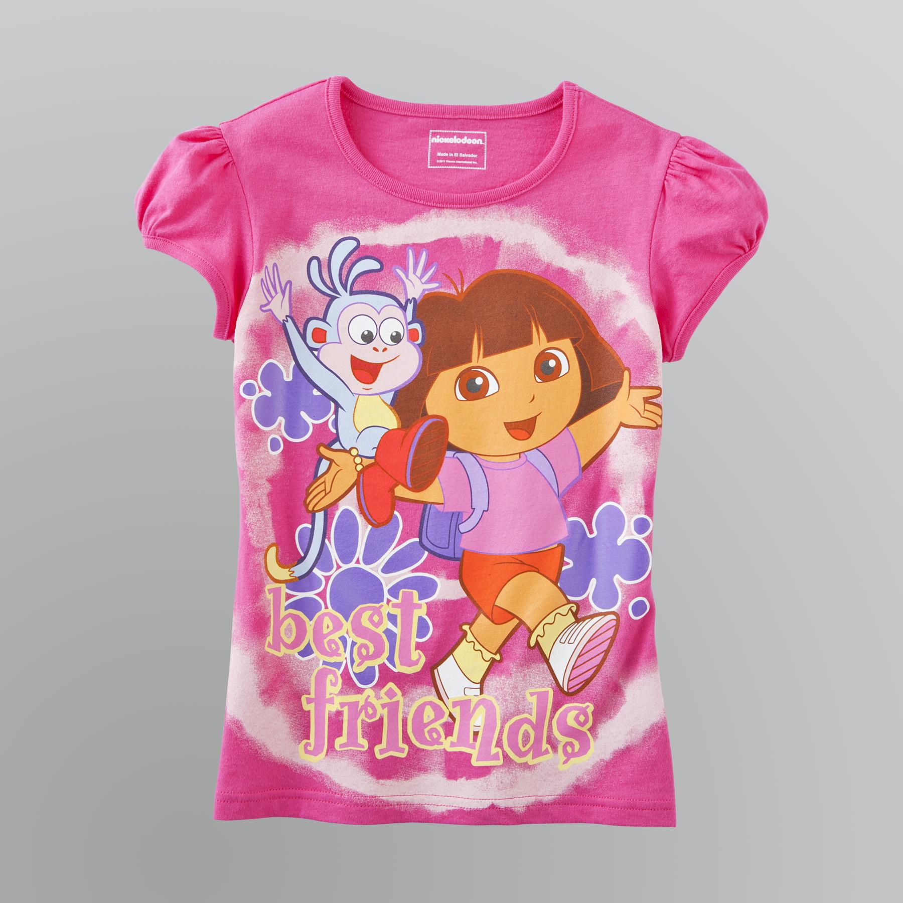 Nickelodeon Girl's Dora the Explorer Short Sleeve T-Shirt