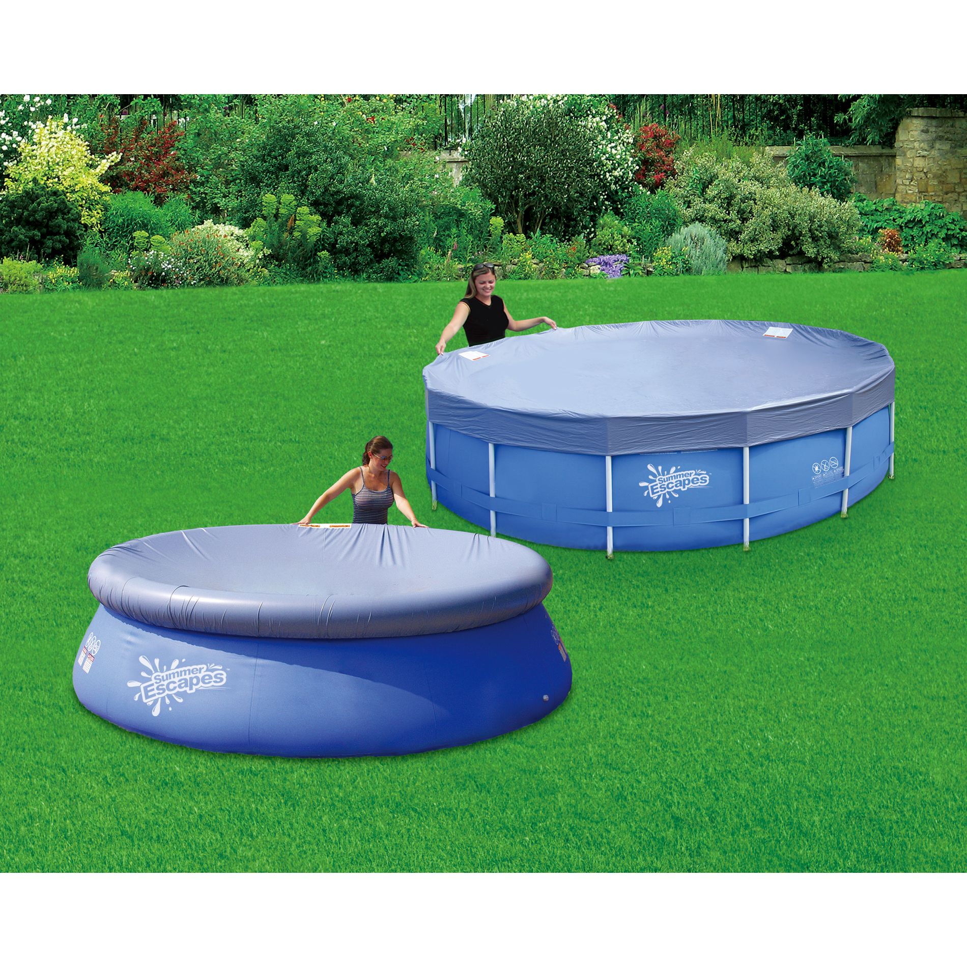 Summer Escapes Pool Cover for 15 ft Frame /16 ft Ring Pool | Shop Your