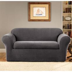 Sure Fit SureFit Home Decor Stretch Metro Pet Chair Furniture Cover, Sofa, Gray Color