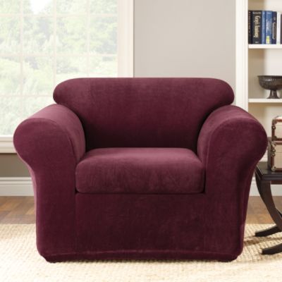 Sure Fit STRETCH METRO 2PIECE CHAIR SLIPCOVER