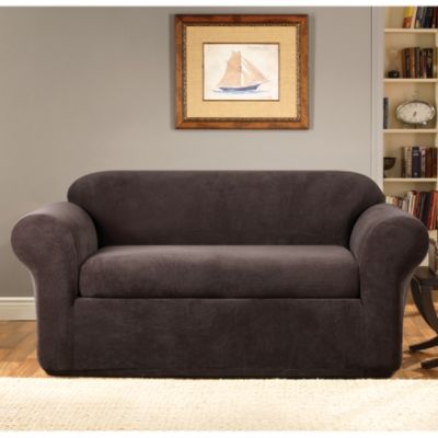 Sure Fit STRETCH METRO 2PIECE LOVESEAT SLIPCOVER