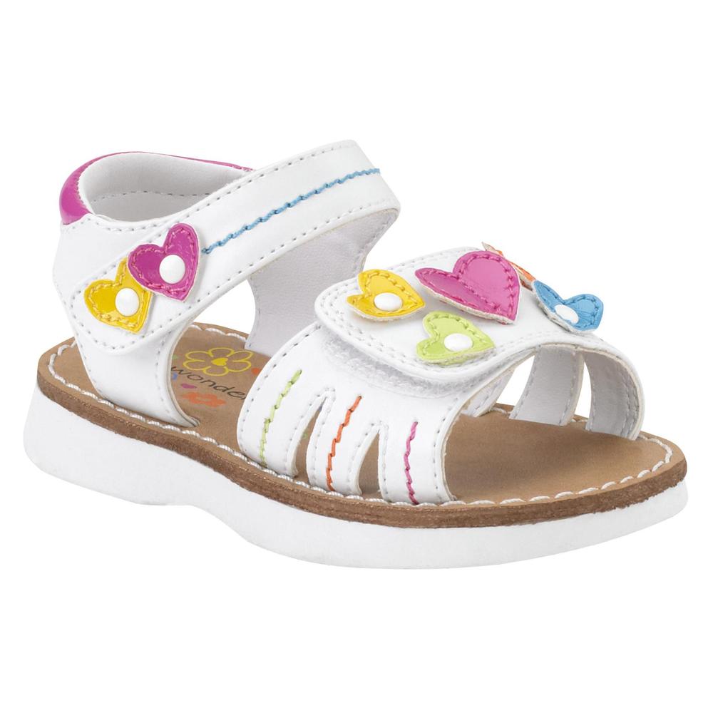 WonderKids Baby Girl's Aleaha Butterfly Sandal - Multi