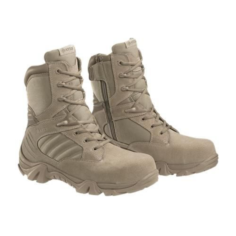 Bates Men's GX-8 Desert Composite Toe Side Zip Boot E02276 Wide Width Available - Tan