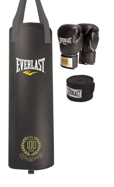 Everlast&reg; 80 lb 100 YR Anniversary Heavy Bag Kit