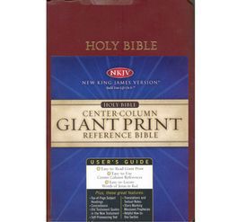 Thomas Nelson Holy Bible - Giant Print Reference Edition, New King James Version