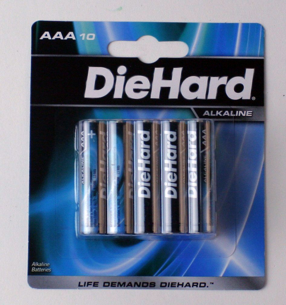 DieHard 41-1176 10 pack AAA size Alkaline battery