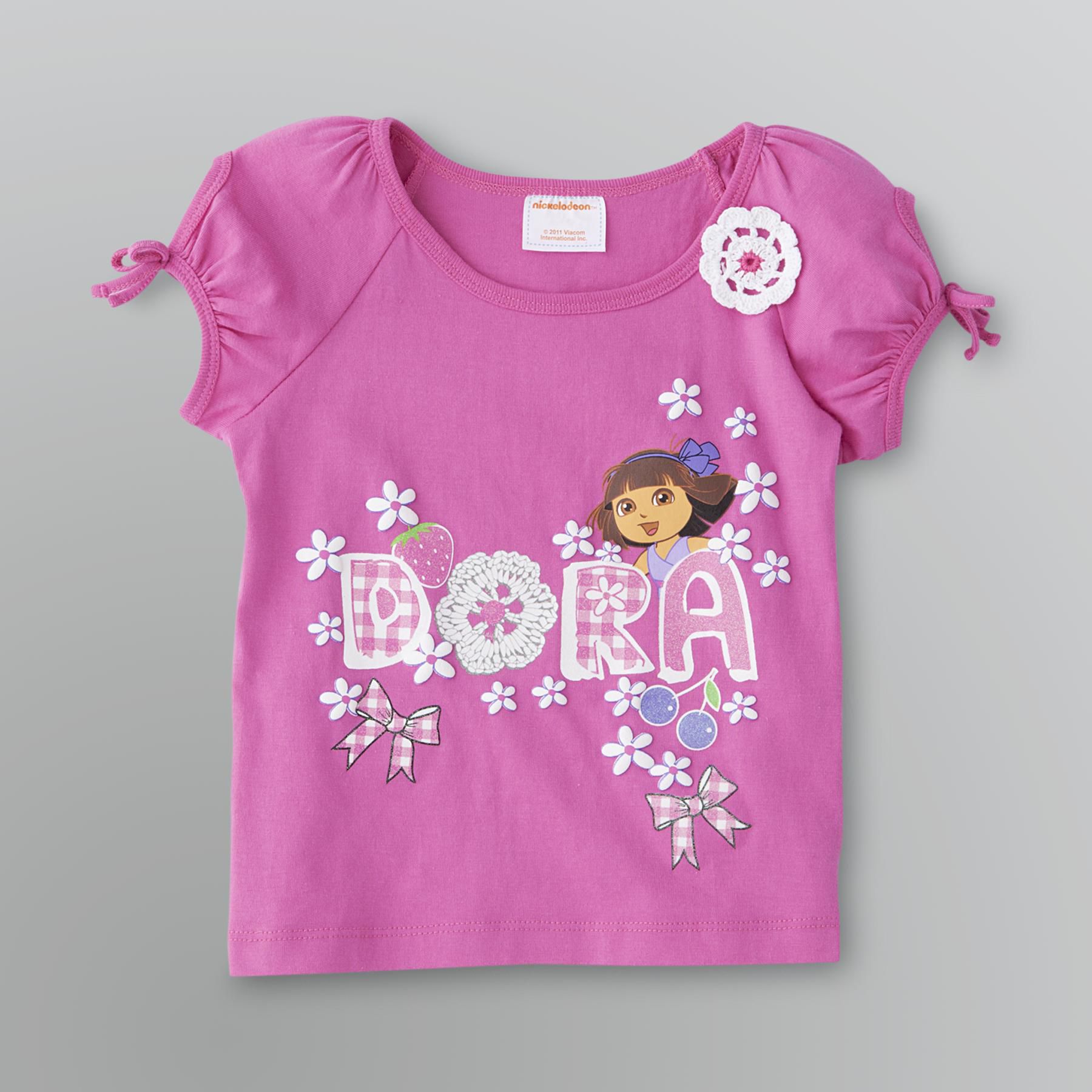 Nickelodeon Girl's Dora the Explorer Short Sleeve T-Shirt