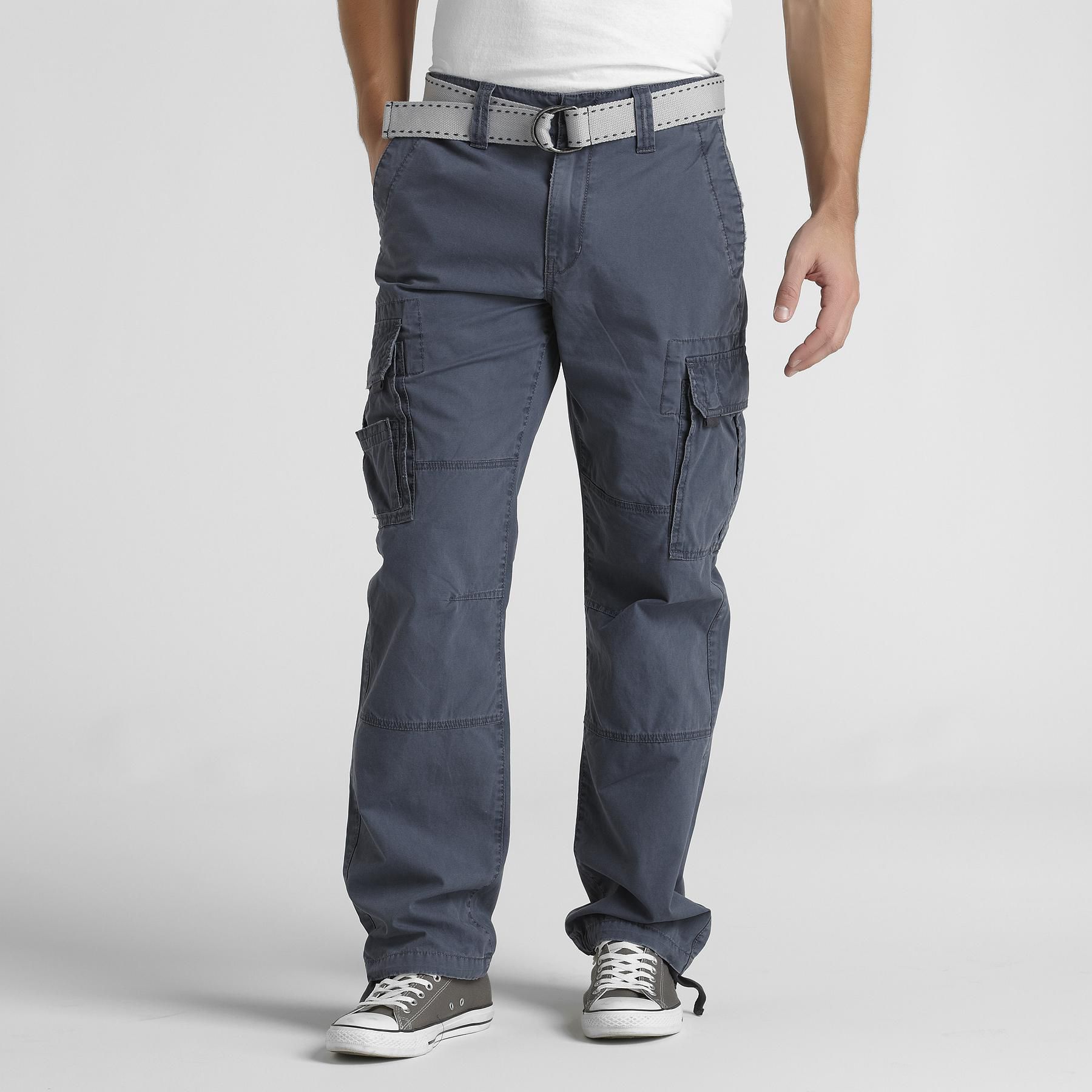 Roebuck & Co. Young Men's Belted Cargo Pants
