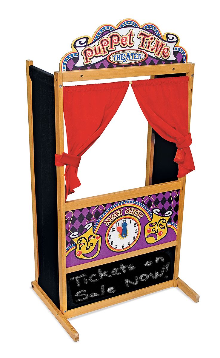 Deluxe Wooden Puppet Theater