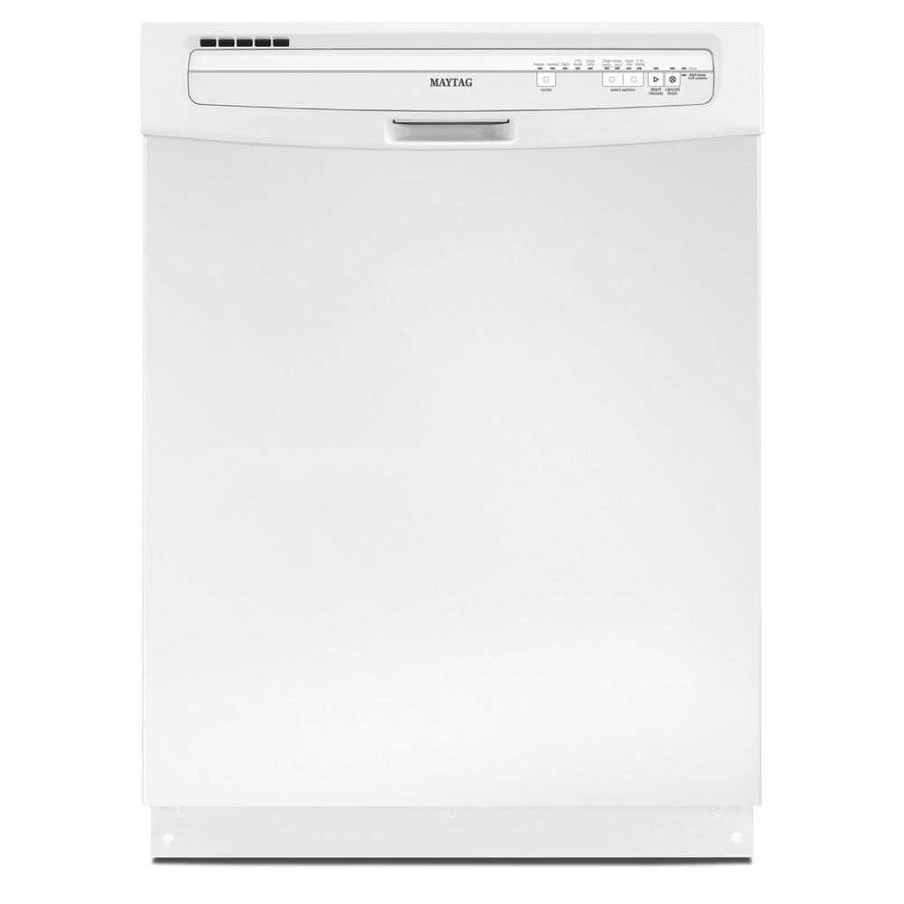 Maytag MDB4409PAW 24" Jetclean&#174; Plus Dishwasher w/ High Temperature Wash Option - White