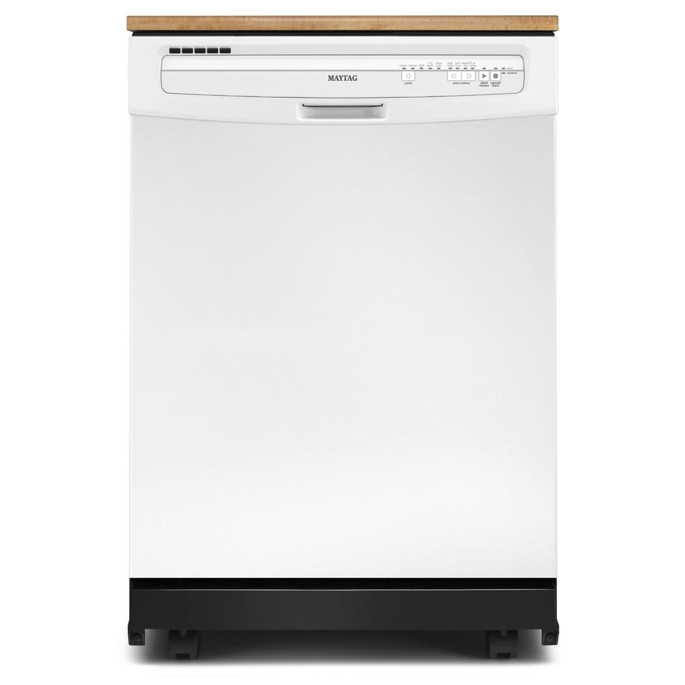 Maytag MDC4809PAW 24" Portable Jetclean&#174; Plus Dishwasher w/ High-Temp Wash Option - White